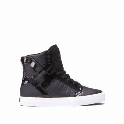 Gyerek Supra SKYTOP Magasszárú Cipő HU370529 Szürke/Fekete